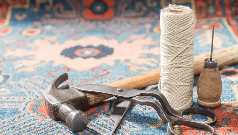 Rug repair service